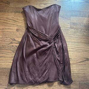 ZARA corset mini dress